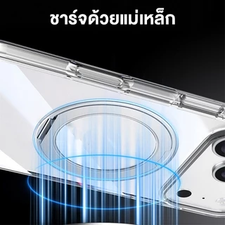 rock space ขายึดแม่เหล็กหมุนได้ 360° /เคสแม่เหล็ก /เคส Magsafe /เคสใส iP /For เคส iP 17 Pro Max/16/15/14/13