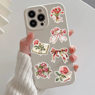 💥จัดส่งจากประเทศไทย💥PET ดอกไม้sticker สติกเกอร์ กันน้ํา สติกเกอร์สําหรับกระเป๋าเดินทางเคสโทรศัพท์แล็ปท็อปโน้ตบุ๊