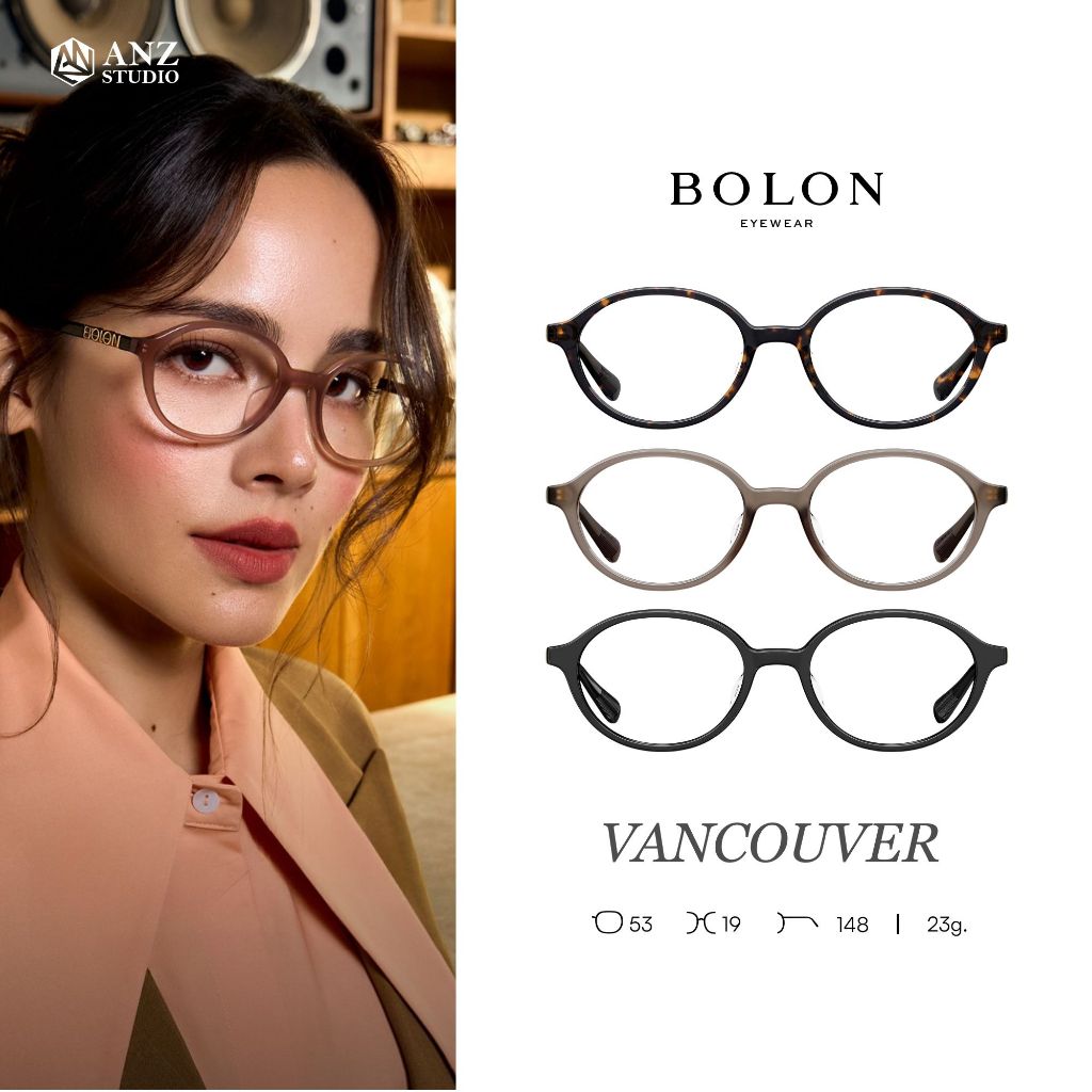 ANZ STUDIO | แว่นตา BOLON VANCOUVER BJ3205 – ทรง Oval ดีไซน์เรียบหรู