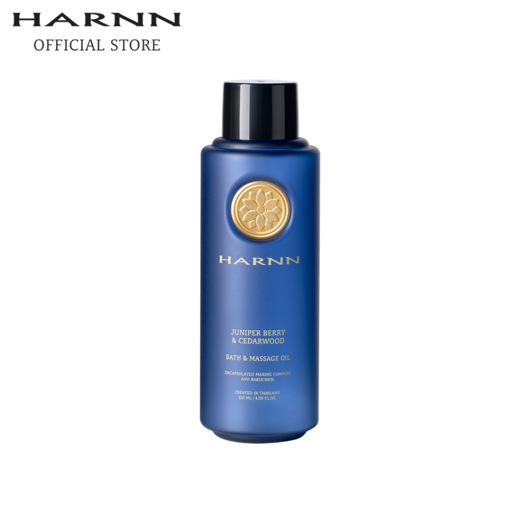 HARNN JUNIPER BERRY & CEDARWOOD BATH & MASSAGE OIL 120 ML