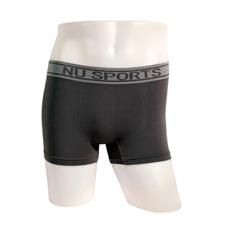NU SPORTS (นู สปอร์ต) NU BS001 กางเกงชั้นในชายตราไก่ ทรง BOXER ผ้า"SPANDEX" ไร้รอยต่อ ไร้ตะเข็บ ผ้ายืดหยุ่นพิเศษ