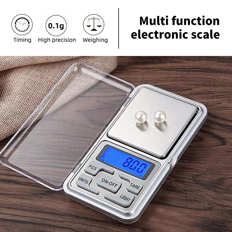 เครื่องชั่งเครื่องประดับ ตาชั่งดิจิตอล ขนาด 0.01g-200g Mini Digital Scale - รูปที่ 2