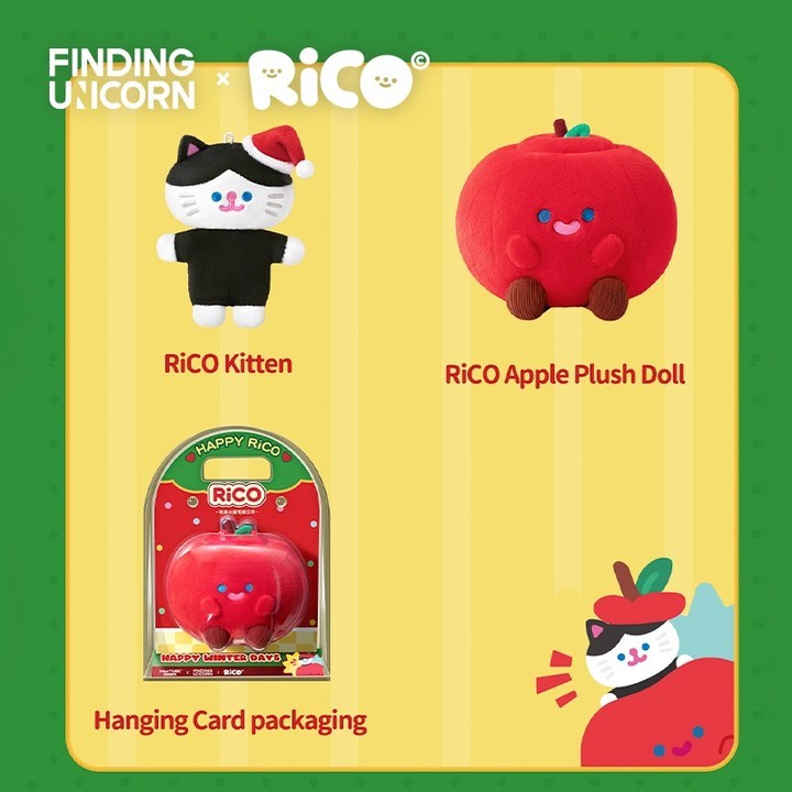 MORETHAN Arts&Toys RiCO Christmas Tree &Apple Plush Dolls Gift - รูปที่ 6