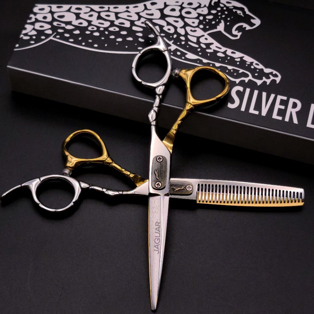 ถูก/แท้ Jaguar 1คู่ กรรไกรตัดผมจากัวร์ ขนาด6 นิ้ว (ซอย30%)