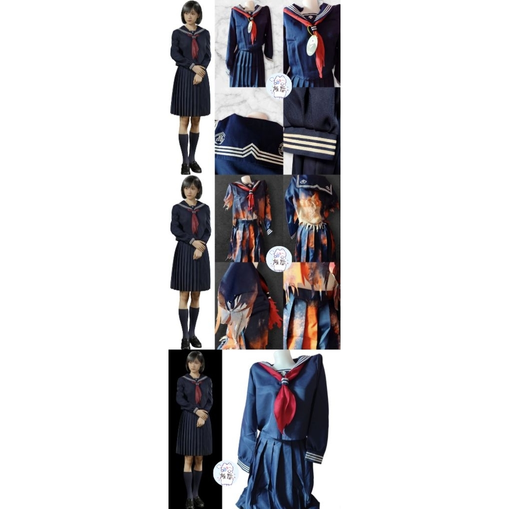 🌟พร้อมส่ง🌟 ชุด วิก ท่อ Hinako Cosplay (silent hill f)