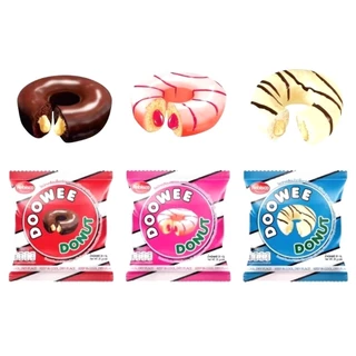 โดนัท ดูวี่ DOOWEE DONUT เนื้อแน่นหนึบ หอม หวาน อร่อย ขนมนำเข้า ผลิตใหม่ 1 ห่อ บรรจุ12 ชิ้น มี 3 รสชาติ