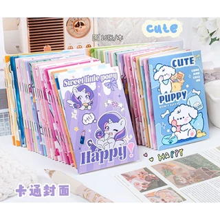 แพ็ค 4เล่ม x S0304 Mini Notebook สมุดโน้ตจิ๋ว พกพา 70x105mm มีเส้น สมุดการ์ตูน จดเรียน จดงาน ของแจก