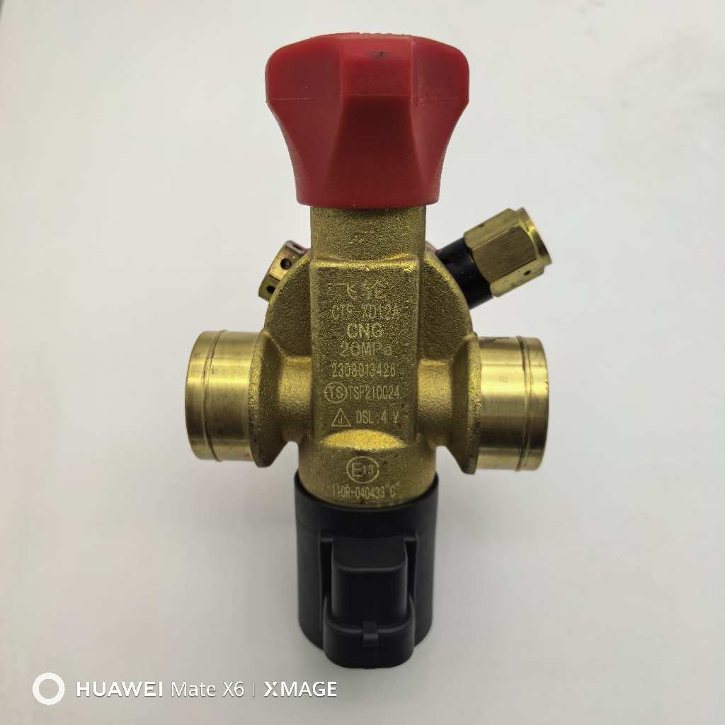 วาล์วหัวถัง NGV Hino มาตรฐาน ISO15500 วาล์วไฟฟ้า NGV