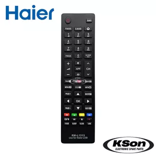 รีโมททีวี ไฮเออร์ ใช้กับทีวี ไฮเออร์ รุ่นเก่าได้ทุกรุ่น Universal Haier TV Remote Control รุ่น RM-L1313