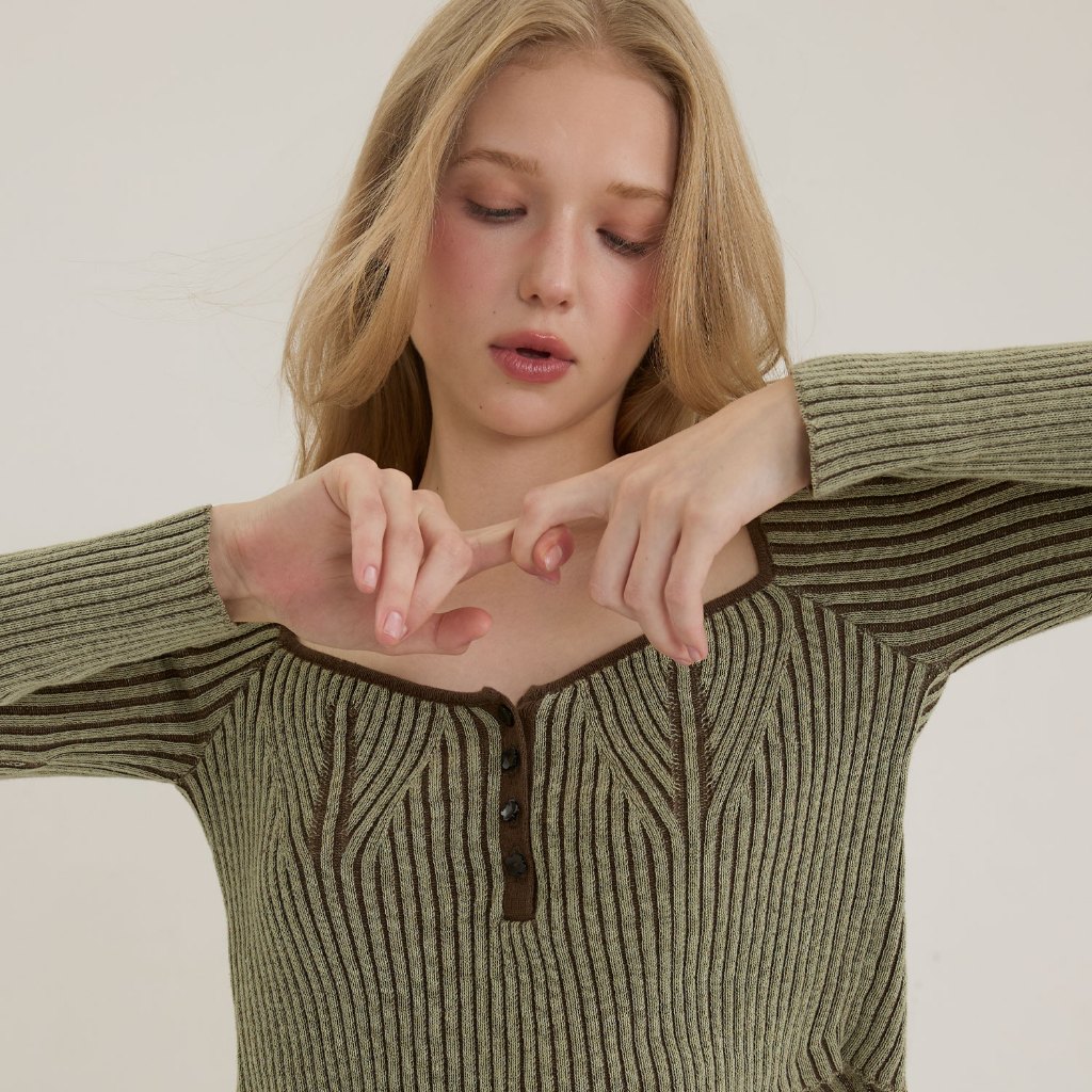 (PAPERS) Storybook Rib Knit Blouse