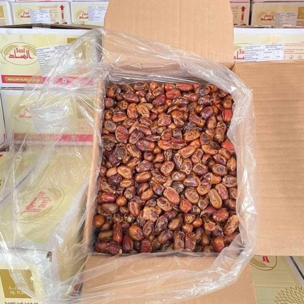 (ยกลัง10kg.) อินทผลัมสายพันธุ์คาลาส khalas หอม หวาน เหนียว หนึบ อร่อย สะอาด (ยกลัง 10 kg.)