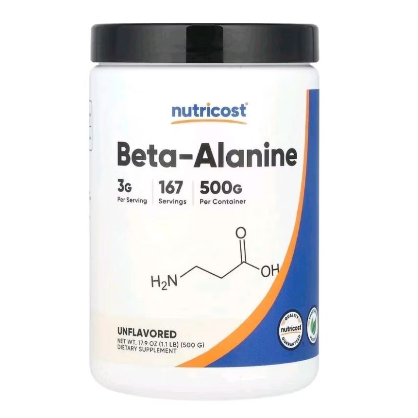 Nutricost​ Beta-alanine​ 500g.​ 167Servings.