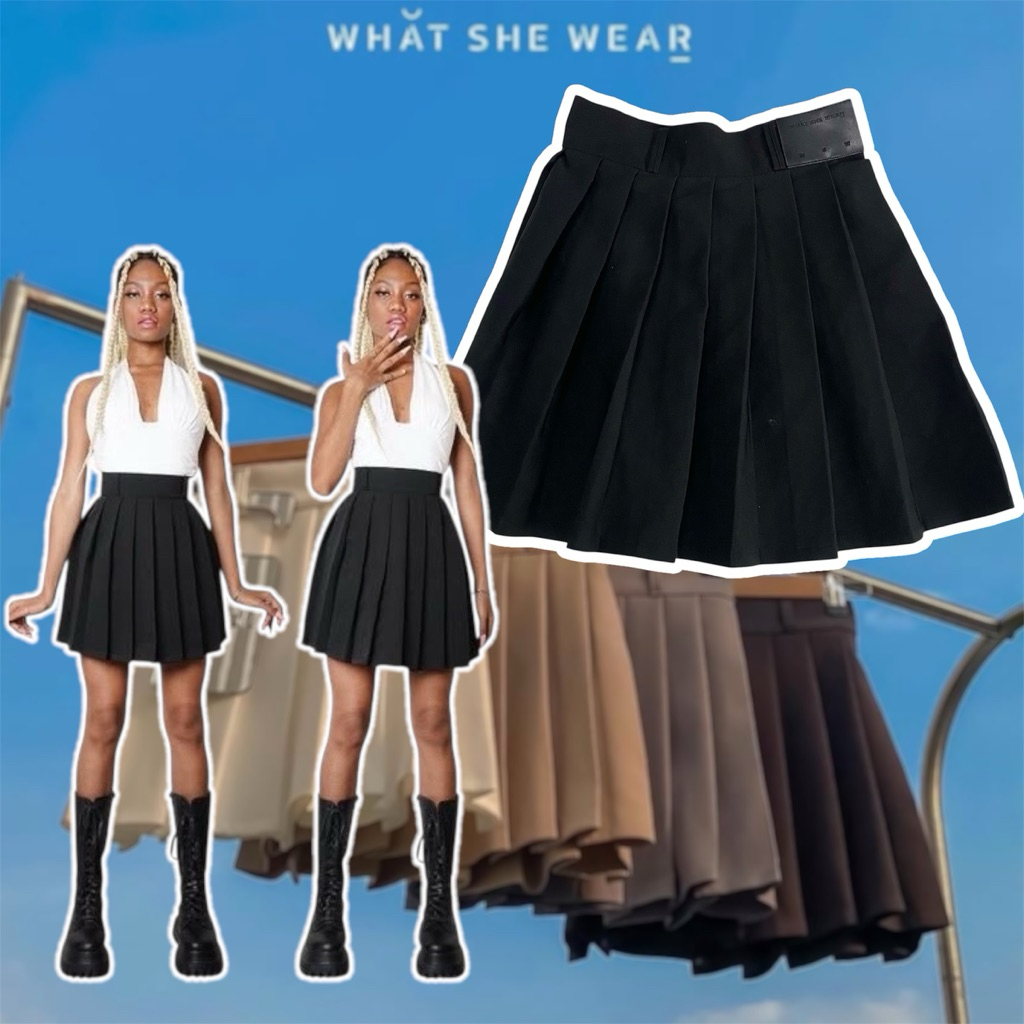 ส่งต่อ กระโปรง What She Wear : Black 🖤🪽