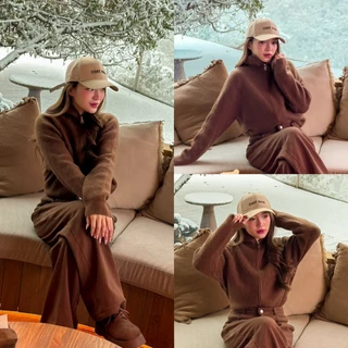CO1110 | Cozy Zip 2 way Collar Knit