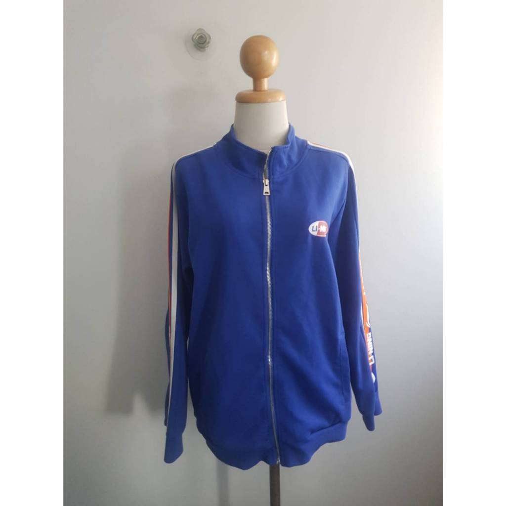 JSPเสื้อวอร์มเนื้อคอตตอนโพลี Lining แต่งแถบ 44/27 กระเป๋าล้วงข้าง