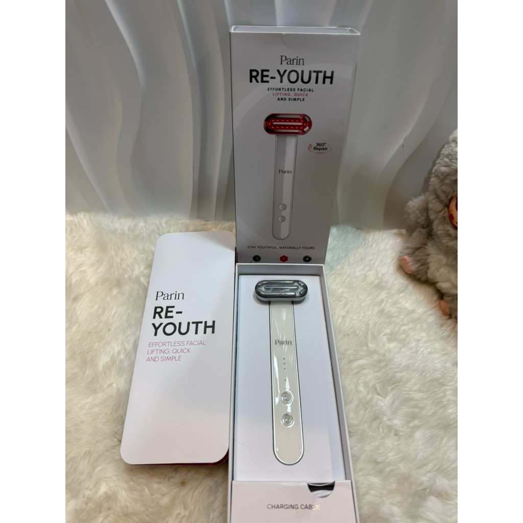NEW! Parin RE-YOUTH เครื่องนวดยกกระชับ  และบำบัดผิว 2 โหมดในเครื่องเดียว EMS + SONIC VIBRATION  สินค