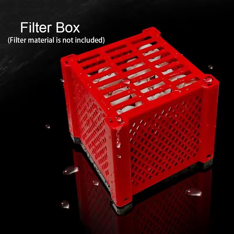 SONMI กล่องใส่วัสดุกรองตู้ปลา Filter Media Box | กล่องจัดระเบียบมีเดีย กรองน้ำใส ถอดล้างง่าย สำหรับต