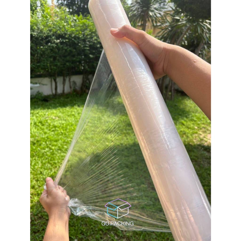 [ส่งด่วน] เหนียว ฟิล์มยืดพันพาเลท 15 ไมครอน ยาว 300 เมตร พร้อมส่ง - รูปที่ 2