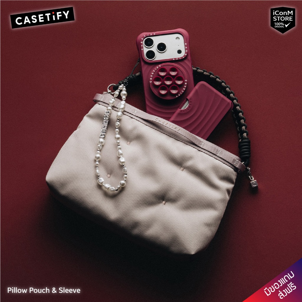 [Pre-Order/พร้อมส่ง] CASETiFY Pillow Pouch & Sleeve กระเป๋าสะพายข้างใส่มือถือ & โน๊ตบุ๊ค [ผ่อน0% ส่งฟรี มีของแถม]