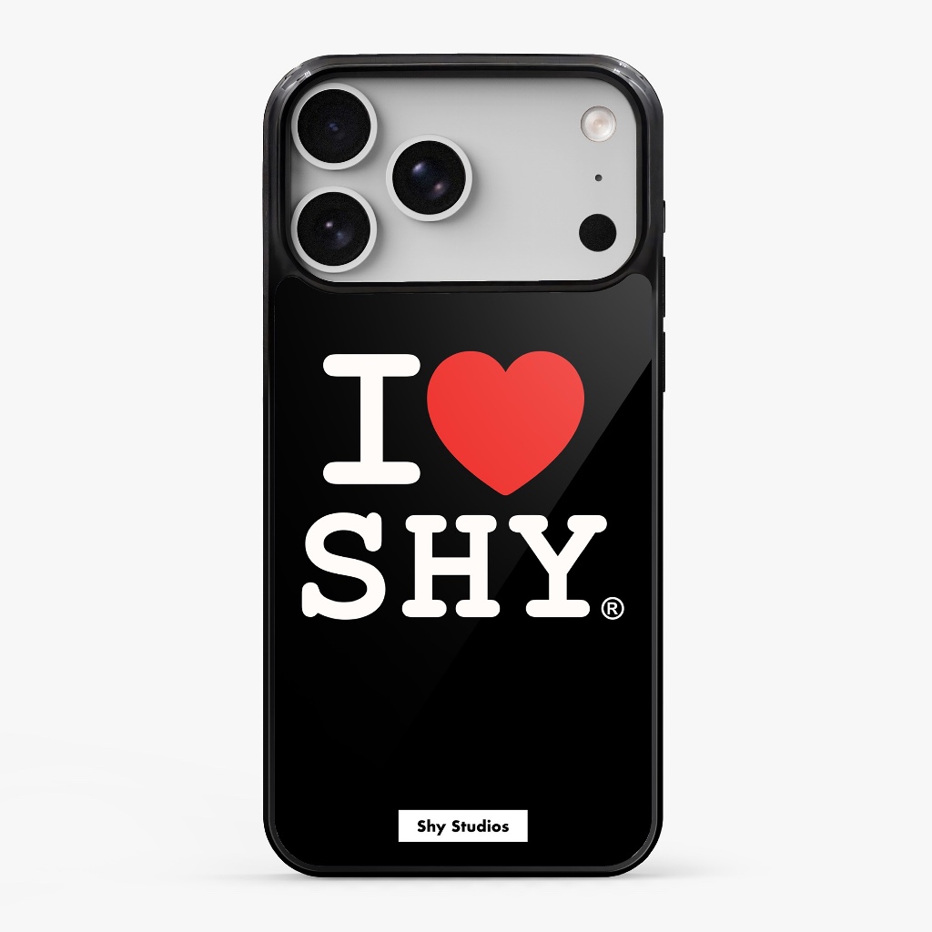 Shy Studios - ILOVESHY BLACK IPHONE CASE