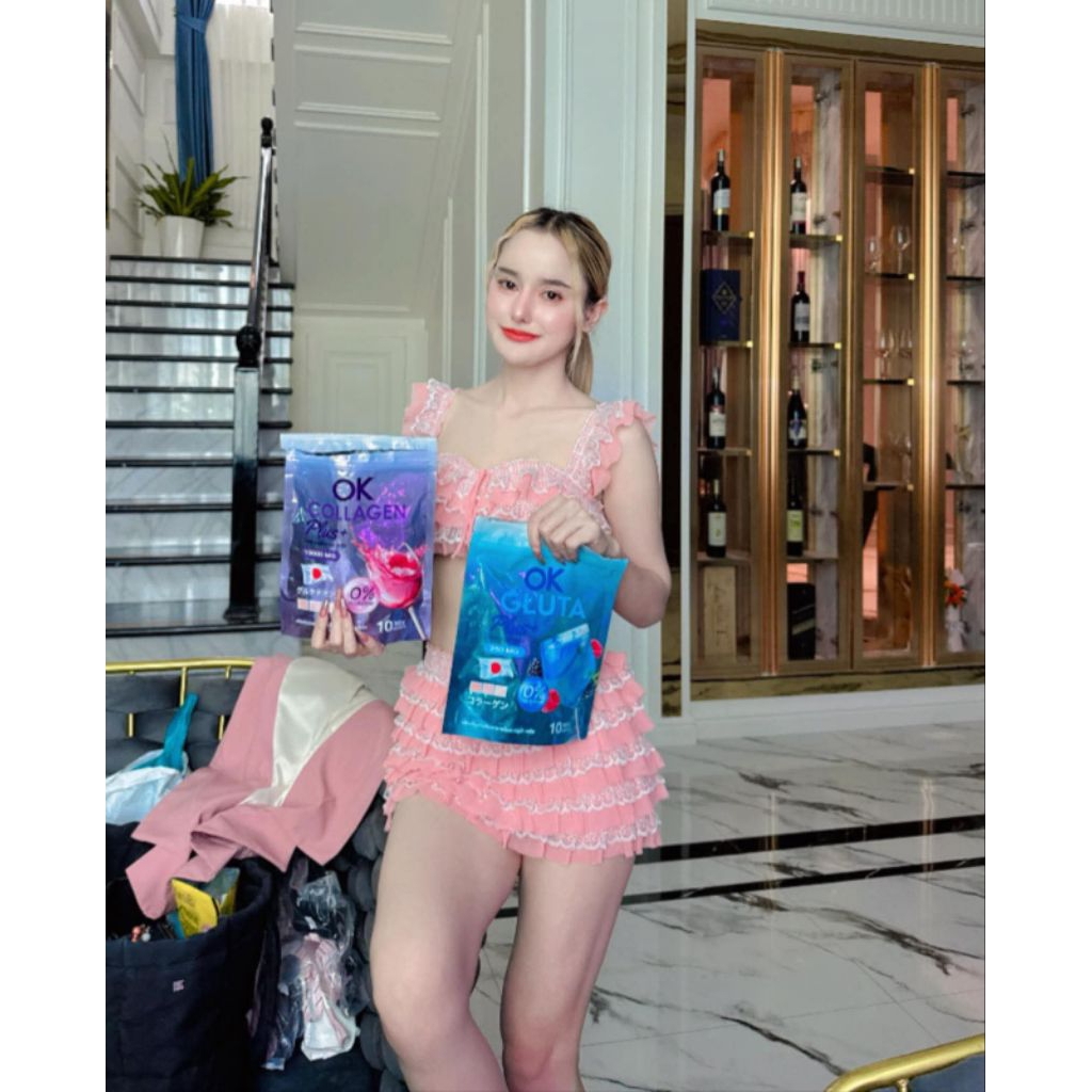 OKคอลลาเจนมาดามก้อย+OKกลูต้ามาดามก้อย เซต 1 แถม 1