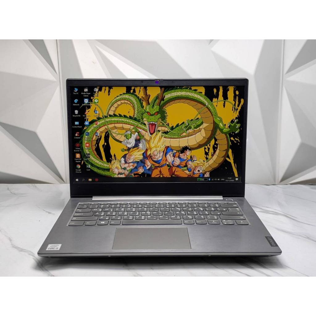 second hand notebook  Lenovo Thinkbook 14-lML  สเปก intel Core i5 -10210U (gen10)Ram 8 GB SSD 256 GB