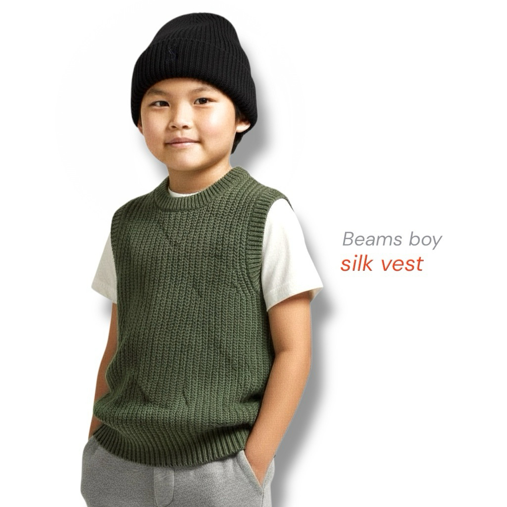 เสื้อกั๊กไหมพรม Beams boy