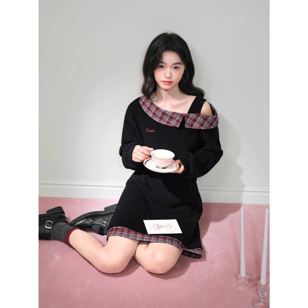 [Preorder] KUOSE : One-Shoulder Dress