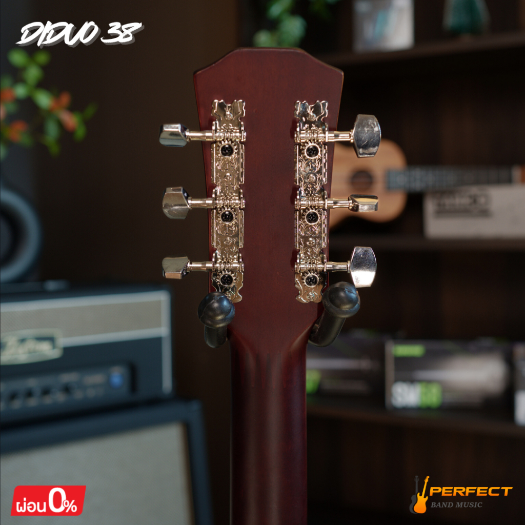 Diduo 38 กีตาร์โปร่ง Diduo  Passion Previn ไซส์ 38 ของแท้ 100% ราคา ถูกที่สุด ดีลบีเคเค แกลเลอรีภาพที่ 8