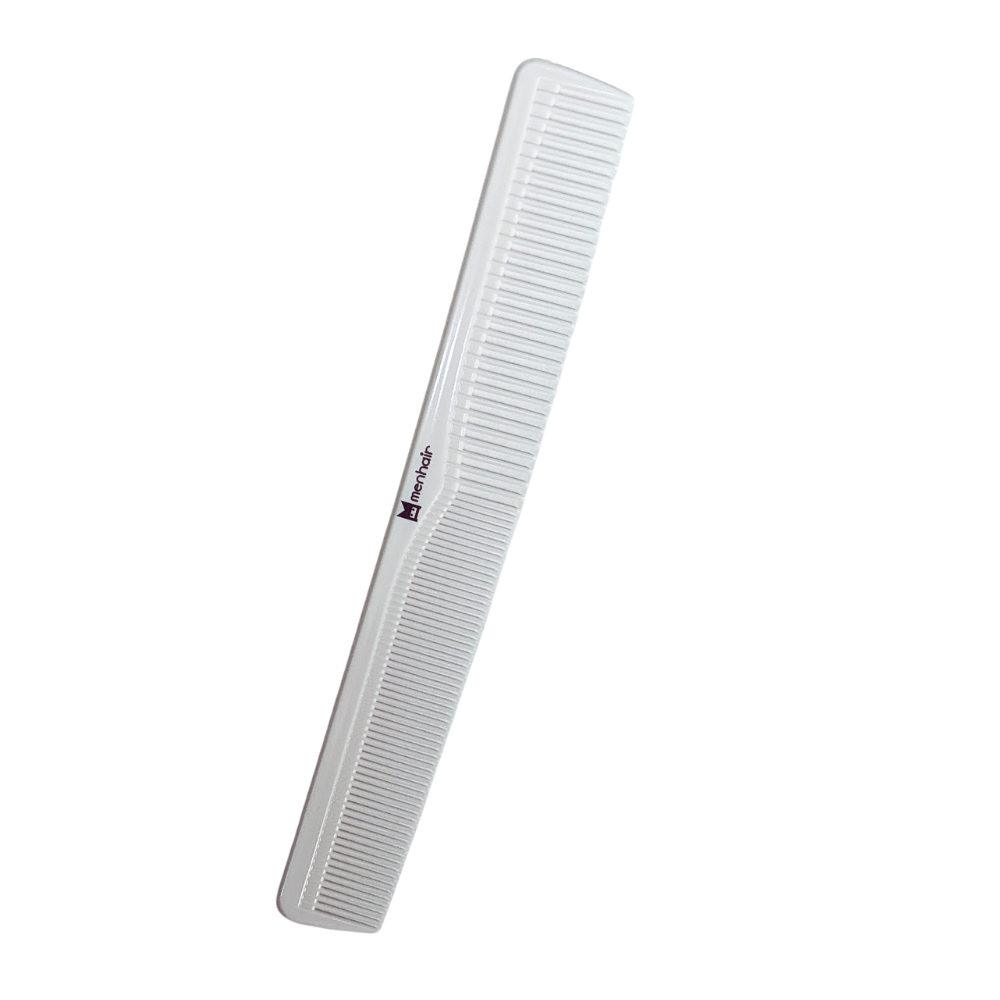 Menhair White Black Comb 2in1 หวี เรซิน สีขาว เพื่อความเนี้ยบขั้นสุด