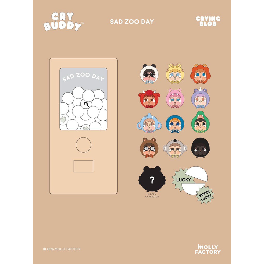 Crying Blob - Sad Zoo Day Series