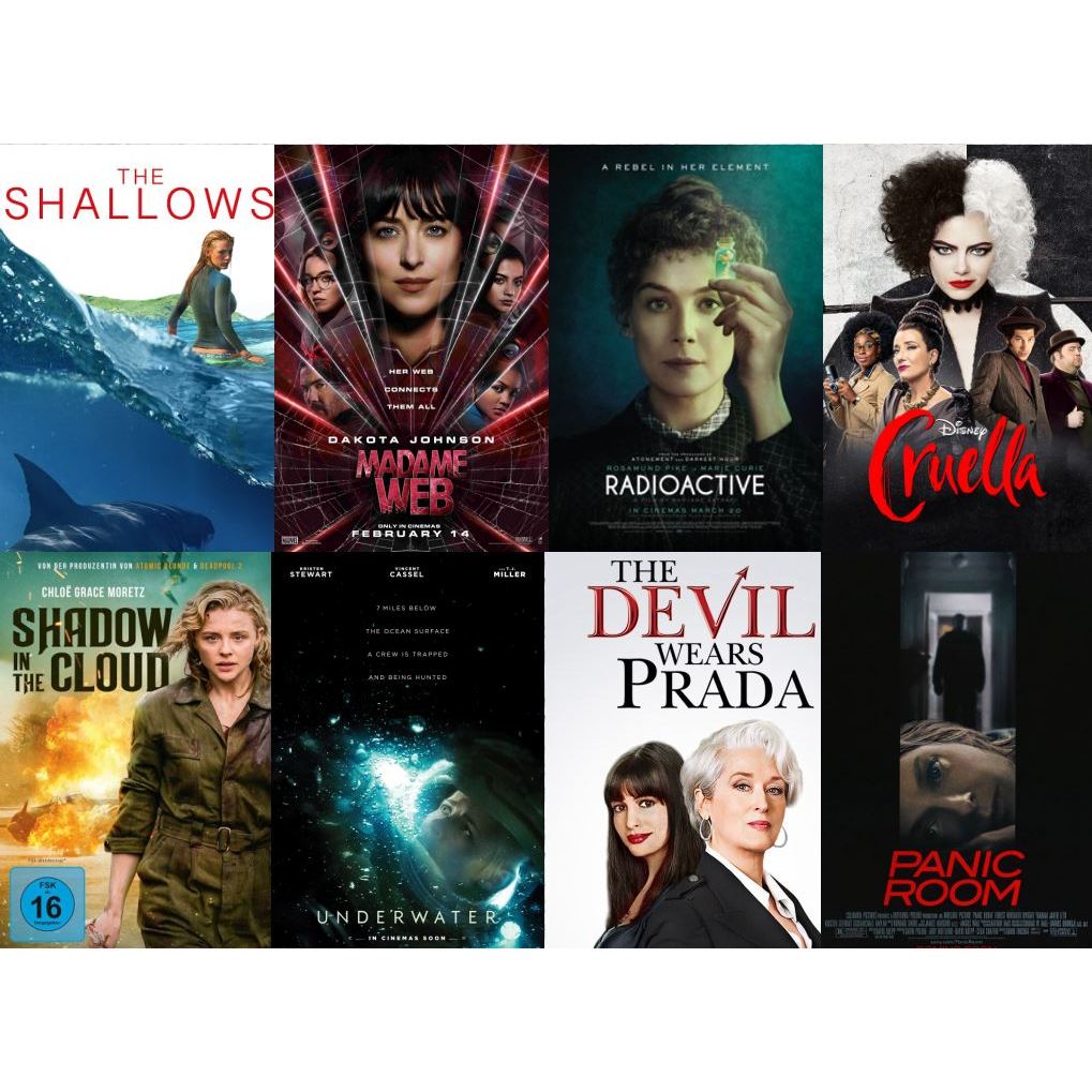 Flash Drive 64 Gb The Shallows_Madame Web_Cruella_The Devil Wears Prada_Underwater Full HD 1080p&4K