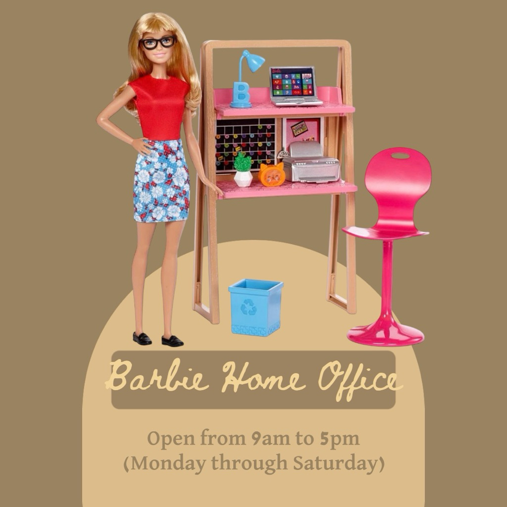 บาร์บี้ Barbie 📠 WORKING WOMAN ☎️ สวยทรงคุณค่า