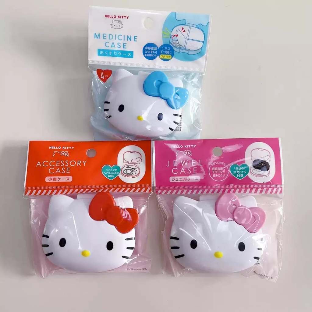 (พร้อมส่ง🇯🇵) Melody & Kitty กล่องยา กล่องรีเทนเนอร์ กล่องใส่เครื่องประดับ