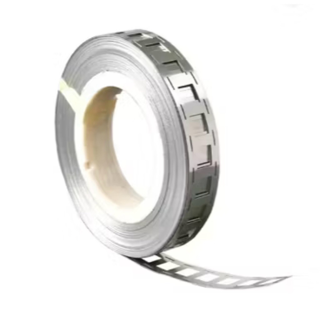 แผ่นนิกเกิล nickel แบตเตอรี่ 32650 32700 32140 แบบ  2P เจาะร่อง (ราคาต่อเมตร)