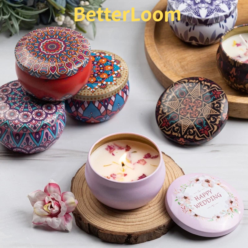 BetterLoom เทียนหอมสปา ตลับอโรม่า บรรยากาศ เทียนหอมอโรม่า เทียนหอมครายเครียด เทียนหอมไขถั่วเหลือง