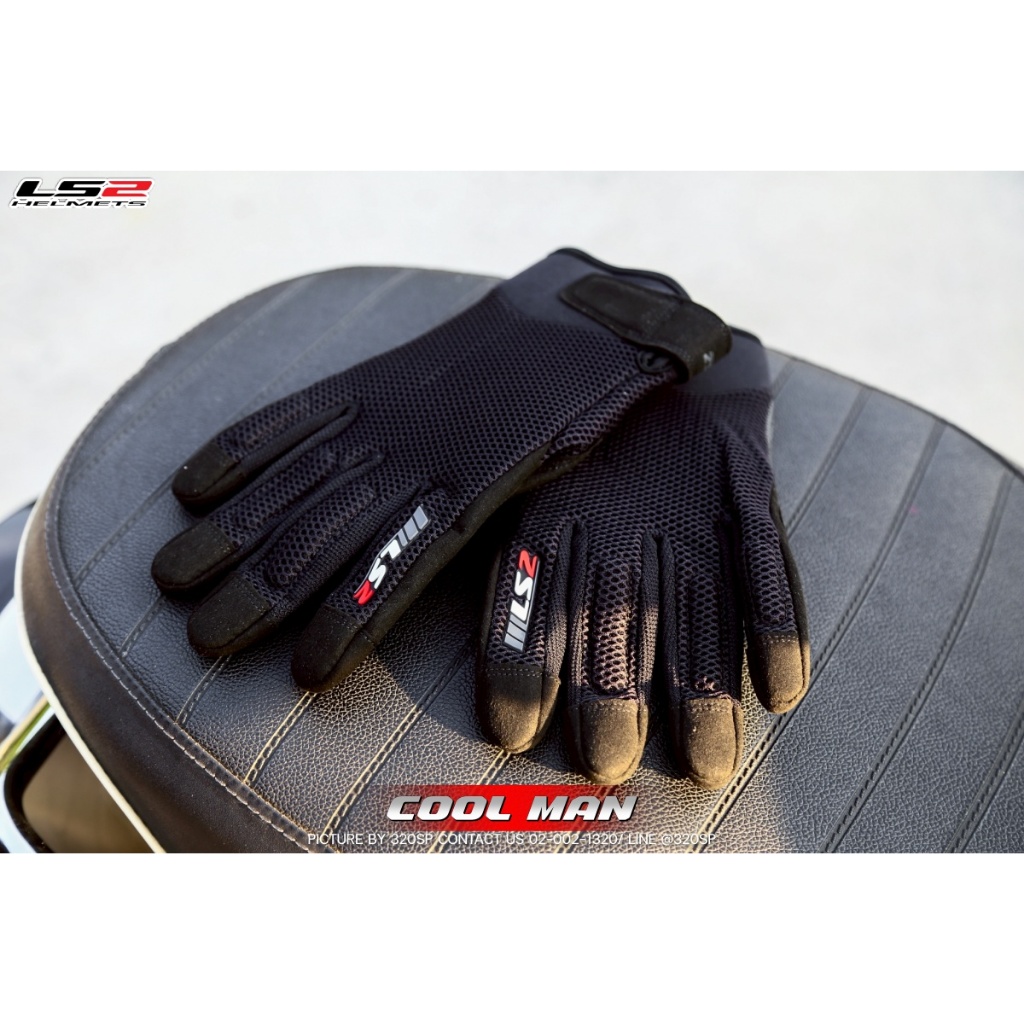 ส่งด่วน !! ถุงมือขับมอเตอร์ไซค์ LS2 COOL MAN GLOVES ของใหม่ ส่งไว!! 320SP - รูปที่ 7