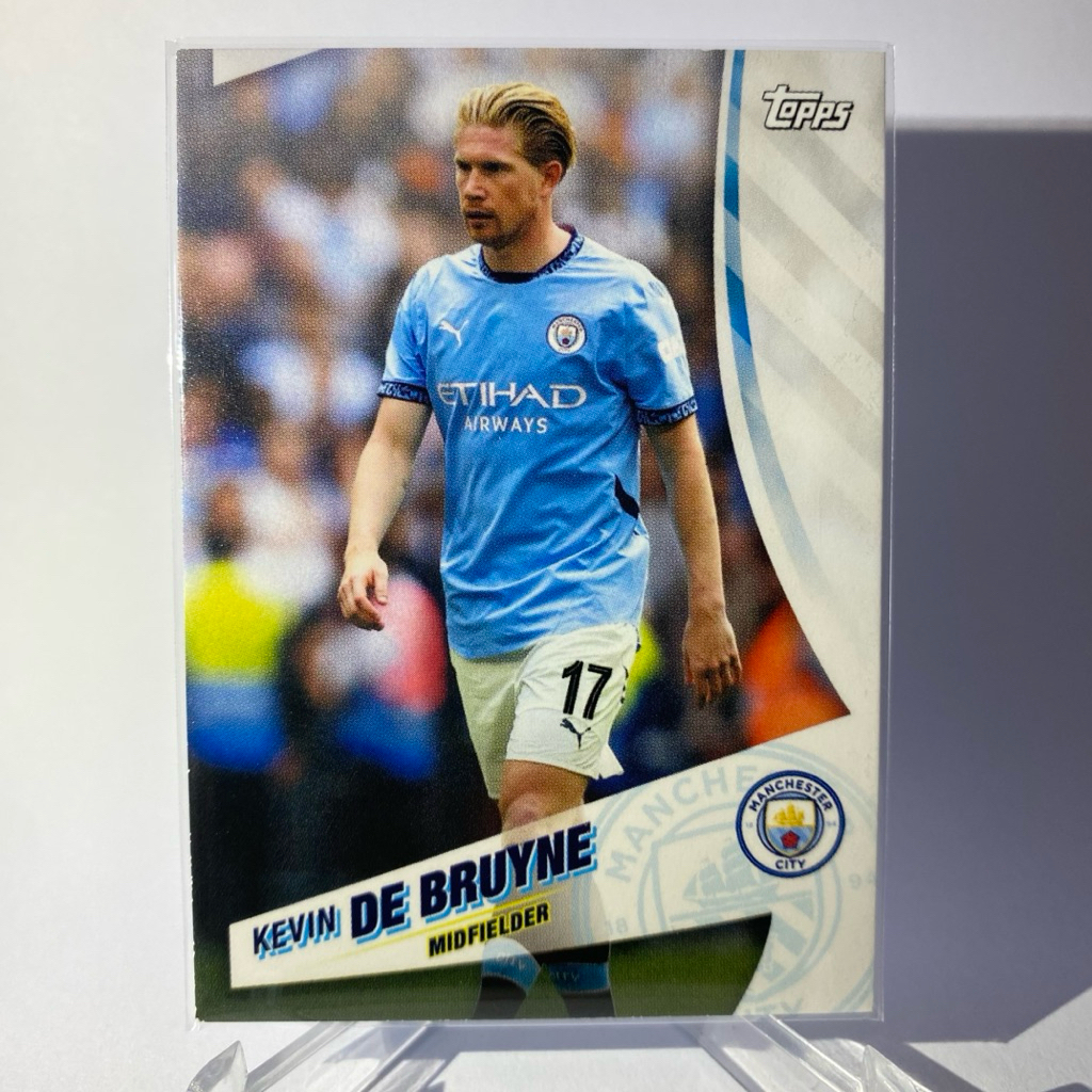 การ์ดนักฟุตบอล KEVIN DE BRUYNE, MANCHESTER CITY, TOPPS 2024