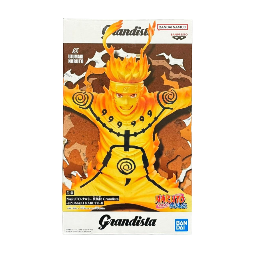 Banpresto NARUTO Grandista UZUMAKI NARUTOⅡ Figure Japan Sasuke Kakashi Itachi Obito Madara Hashirama