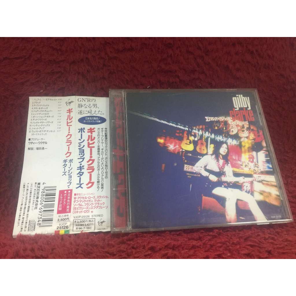 CD Gilby Clarke – Pawnshop Guitars สภาพตามรูปปก ZA165-63
