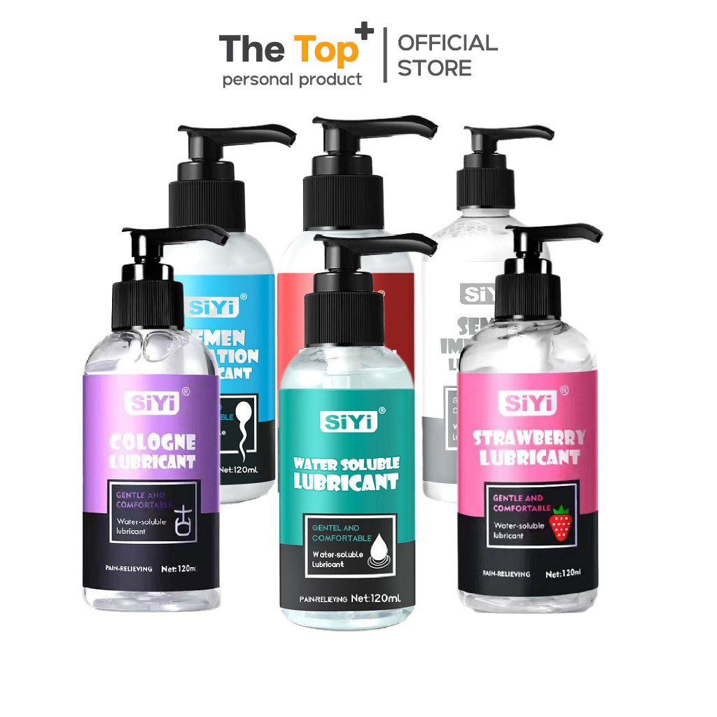 SiYi เจลหล่อลื่นสูตพรีเมี่ยม 120ml อ่อนโยน สตรอว์เบอร์รี ร้อน เย็น LGBTQ+