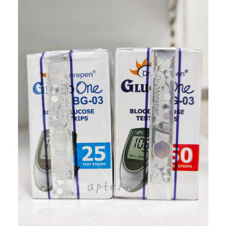 พร้อมส่ง แผ่นตรวจน้ำตาลในเลือด ACE+MED GLUCO ONE BG-03 แผ่นตรวจน้ำตาล 50 ชิ้น ราคา ถูกที่สุด ดีลบีเคเค แกลเลอรีภาพที่ 2