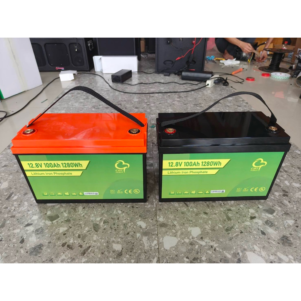 แบตเตอรี่ 12V 100แอมป์ ลิเธียมฟอสเฟต Lithium battery (LiFePO4)