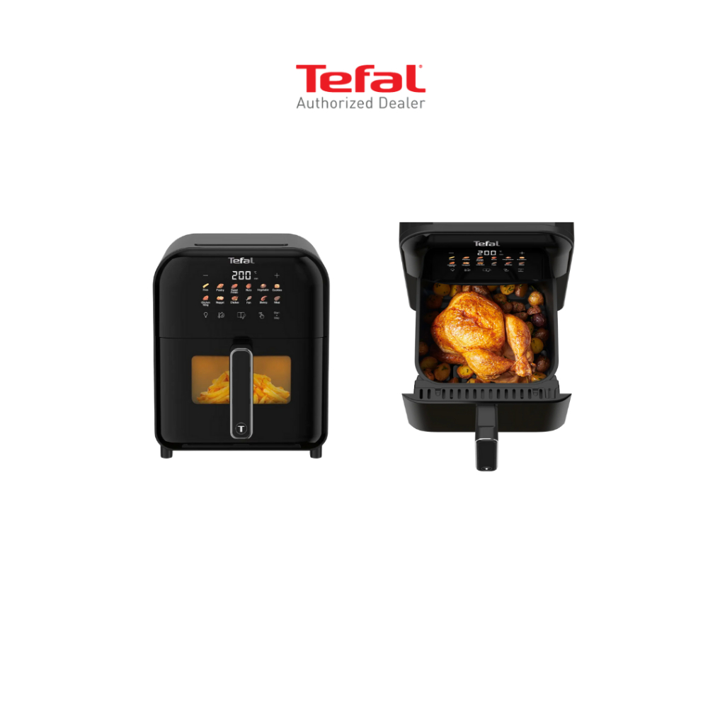 TEFAL หม้อทอดไร้น้ำมันอินฟราเรดระบบดิจิทัล รุ่น EY821868​ (ขนาด 6 ลิตร)
