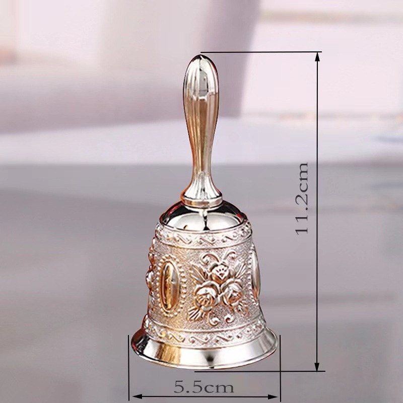 กระดิ่งบูชาเทพ กระดิ่งทองเหลือง กระดิ่งโลหะ กระดิ่งเรียกทรัพย์ กระดิ่งนำโชค เสริมฮวงจุ้ย กระดิ่งมือ กระดิ่งทอง - รูปที่ 6