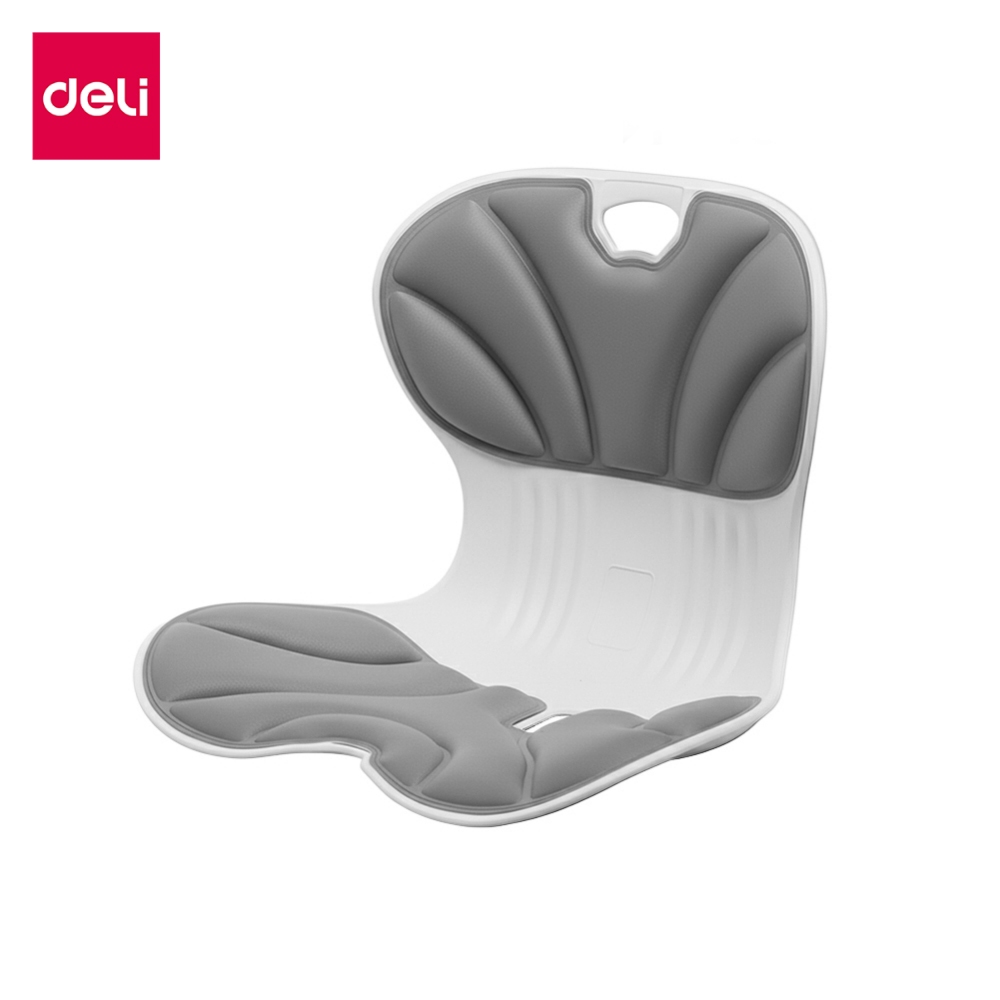 Deli เบาะรองนั่ง เบาะรองนั่งเพื่อสุขภาพ ลดแรงกดทับ ผ้าถอดซักได้ ระบายอากาศ Lumber Cushion