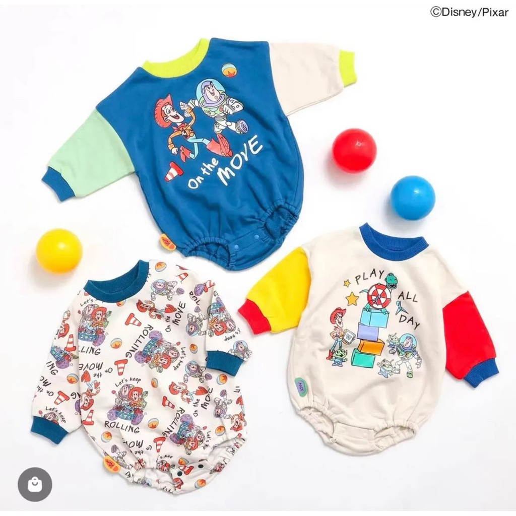 amilybabyshop : 🌈บอดี้สูทแขนยาว🧸Breeze🧸Toy Story❤️สินค้าพร้อมส่ง🚛