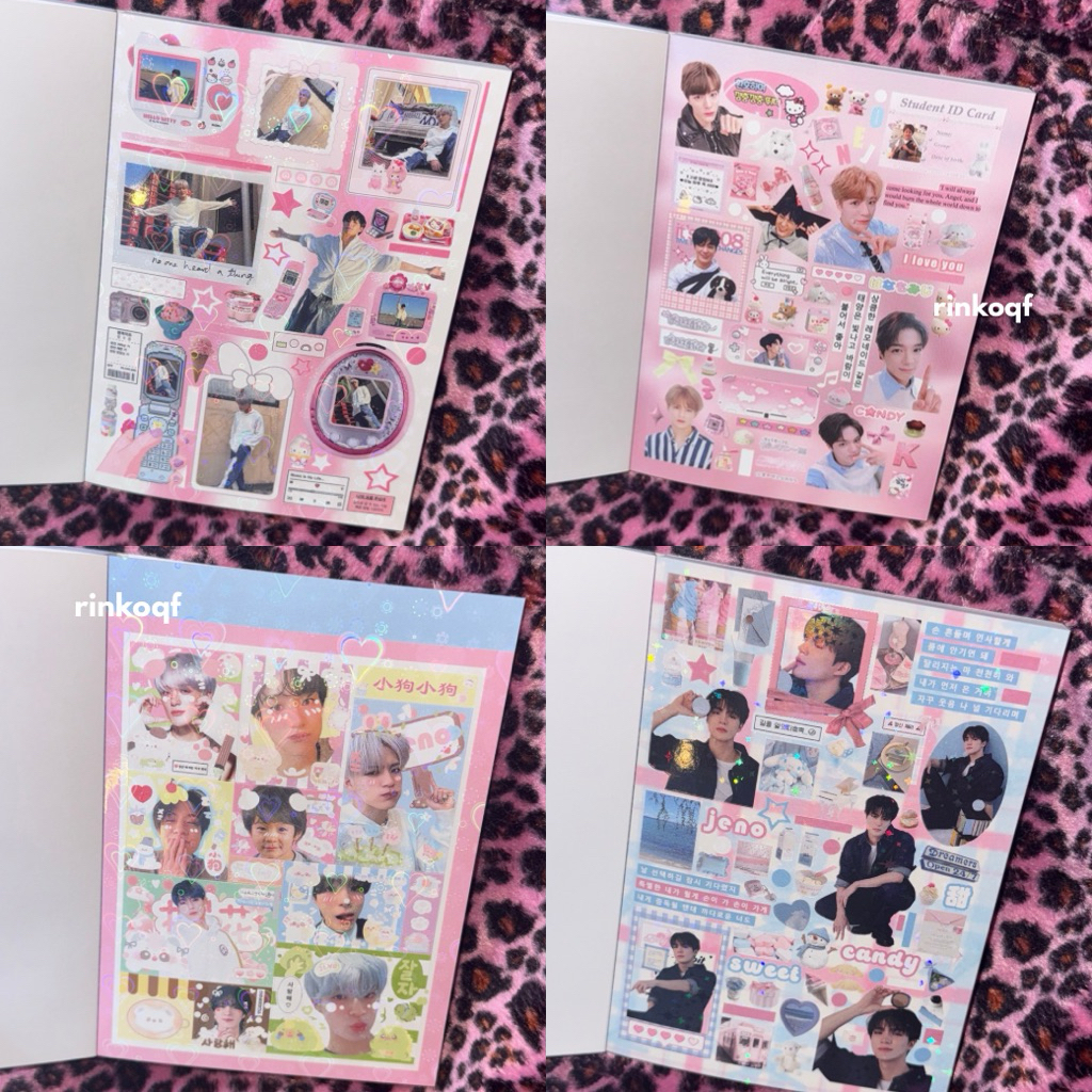 พร้อมส่งจากไทย Sticker Jeno Dicut เจโน่ สติ๊กเกอร์ สติกเกอร์ nct dream ไดคัท a6
