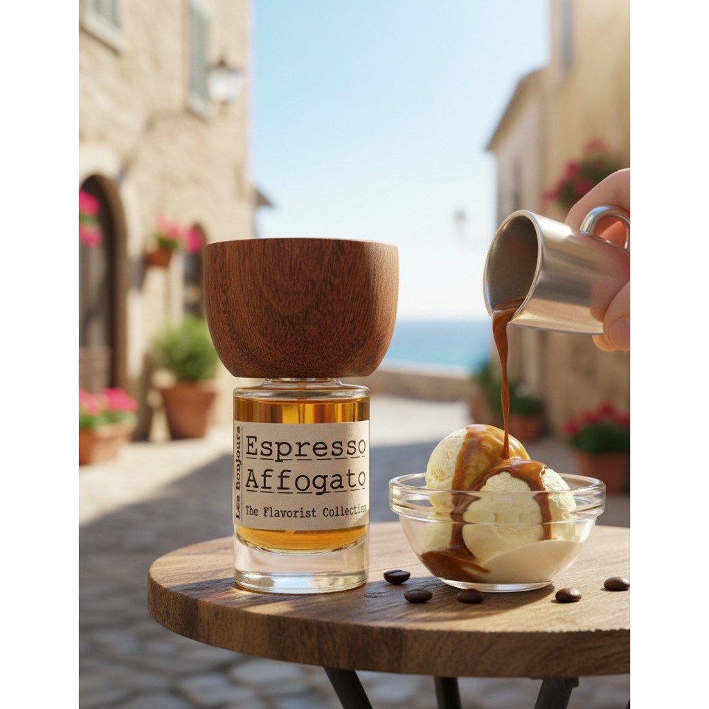 (กลิ่นใหม่)น้ำหอม Espresso Affogato 15ml  EDP - Les Bonjours(เลส์ บองชูส์) แถมฟรีถุงผ้า