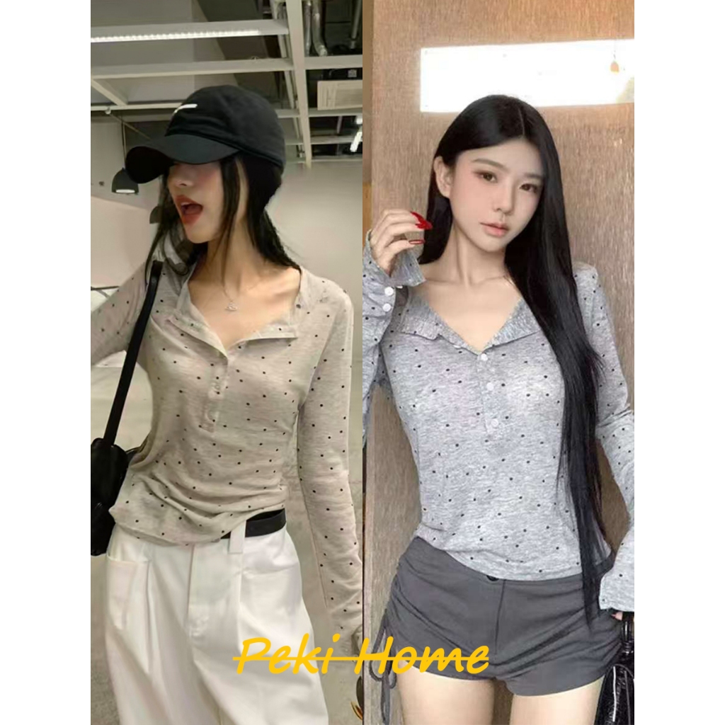 เสื้อยืดแขนยาว ผ้าบาง เบาเหมาะสำหรับวันร้อน